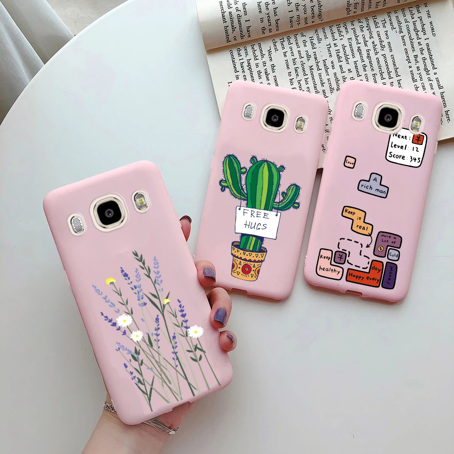 Чехол для телефона Samsung Galaxy J5 2016 мягкий силиконовый чехол с подсолнухом и авокадо