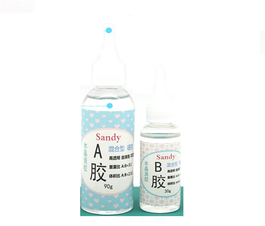 

UV Resin Glue AB Crystal Clear Ultraviolet Curing Epoxy Resin UV Glues Solar Cure Sunlight Activated DIY Jewelry Making Tools
