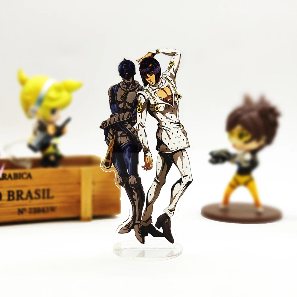 Bucciarati JOJO для невероятное приключение Золотой ветер Giorno Giova Bruno Bucciarati акриловая подставка фигурный модельный пластина Держатель торт Топпер - Цвет: Bucciarati