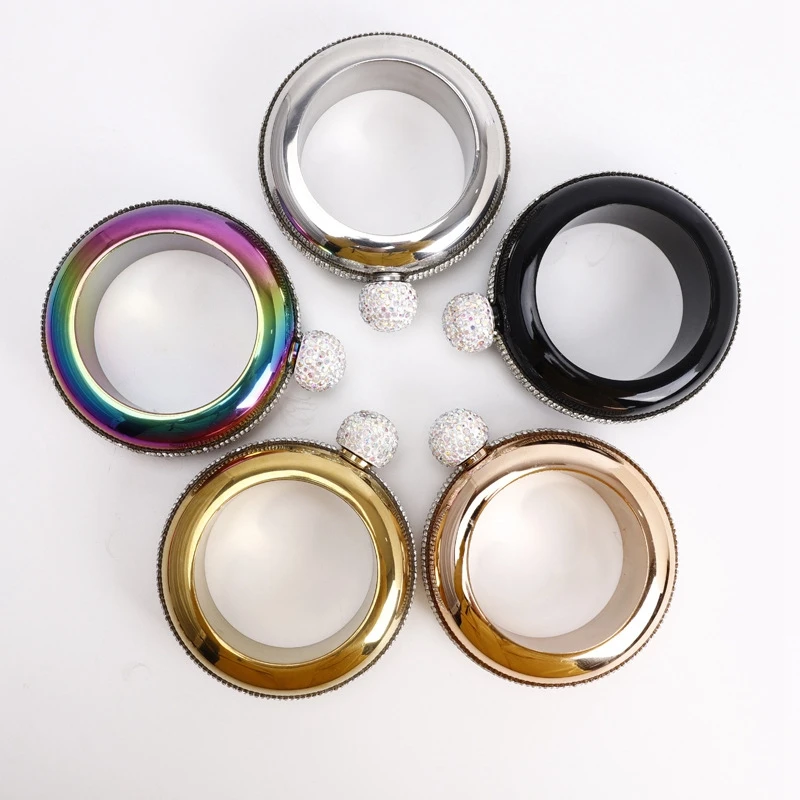 Фляжки для браслета из нержавеющей стали портативная фляжка вина виски бутылка