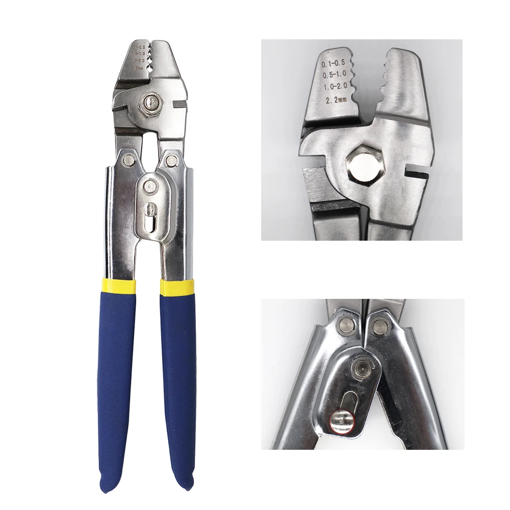 Щипцы для рыбалки из нержавеющей стали инструмент обжима троса с 150 шт. обжимной