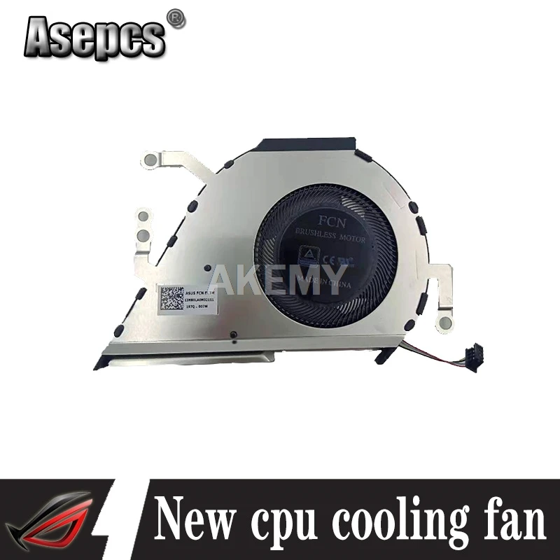 

New cpu cooling fan For Asus Vivibook 14 X420 13NB0LA0M02111 FL3M Y406F DFS5K121154912 5V 0.5A Fan Stone Y406U fan Y406UA