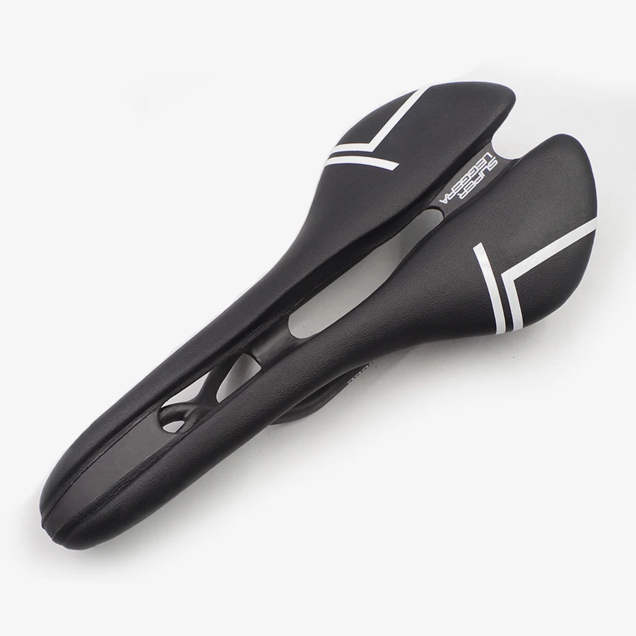Велосипедное углеродное седло MTB Superleggera комфортное открытое полностью волокно