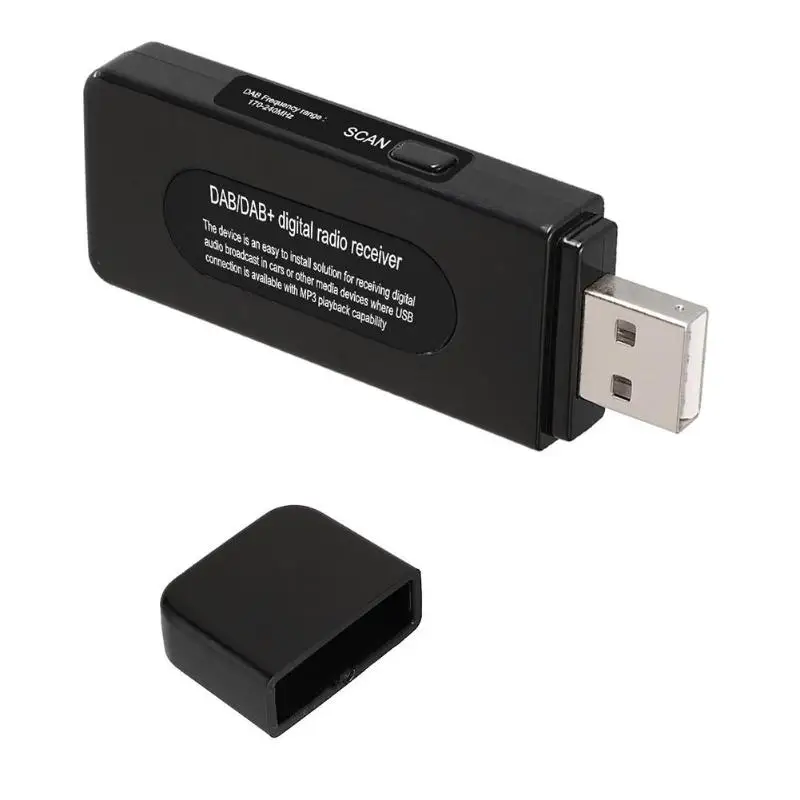 Универсальный USB RDS FM радио приемник DAB + цифровой адаптер с антенной для Испании
