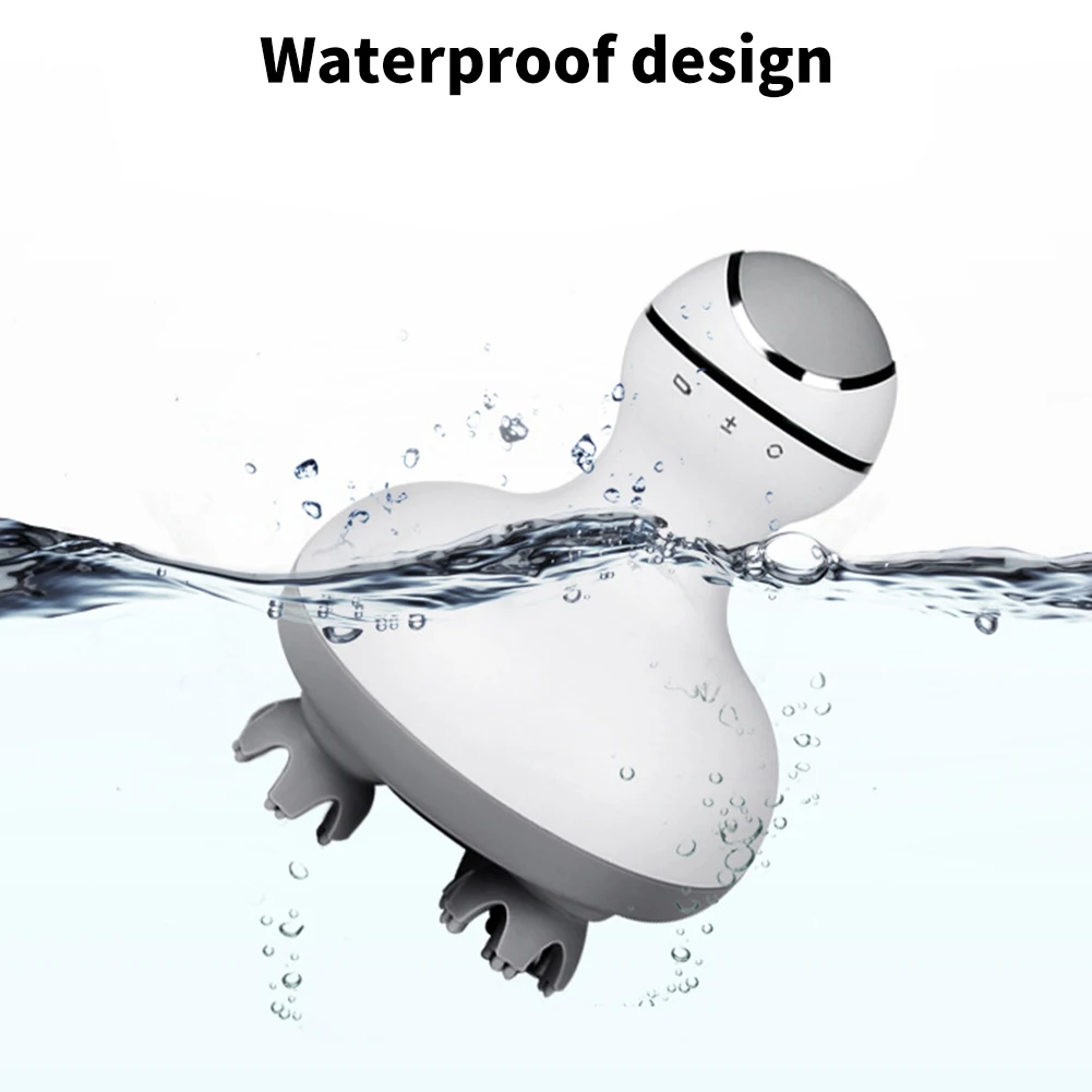 

Pain Relief Electric Vibration USB Charging Prevent Hair Loss Head Massager Blood Circulation Wireless Scalp Relax Deep Kneading
