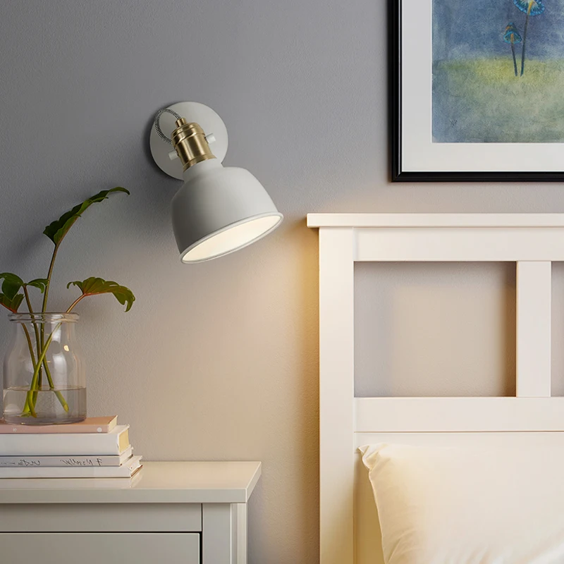 

Nordic style wall lamp bedside lamp living room simple modern staircase wall lamp bedroom children's room reading lamp