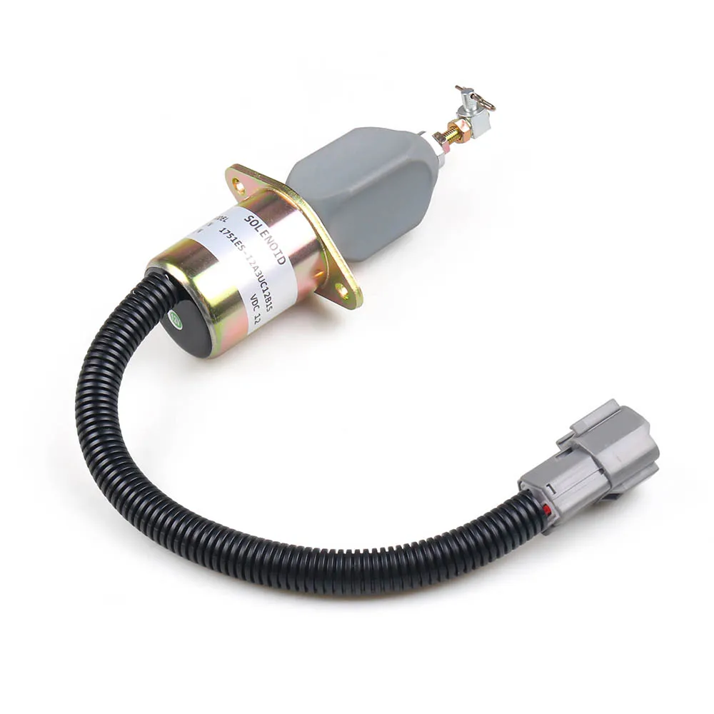 12V 1751ES 12A3UC12B1S Электромагнитная катушка выключения подачи топлива для экскаватора