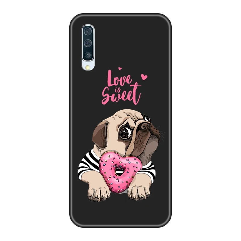 Чехол для Samsung Galaxy A40 A30 A20 A10 мягкий ТПУ Pud с изображением собаки силиконовый чехол