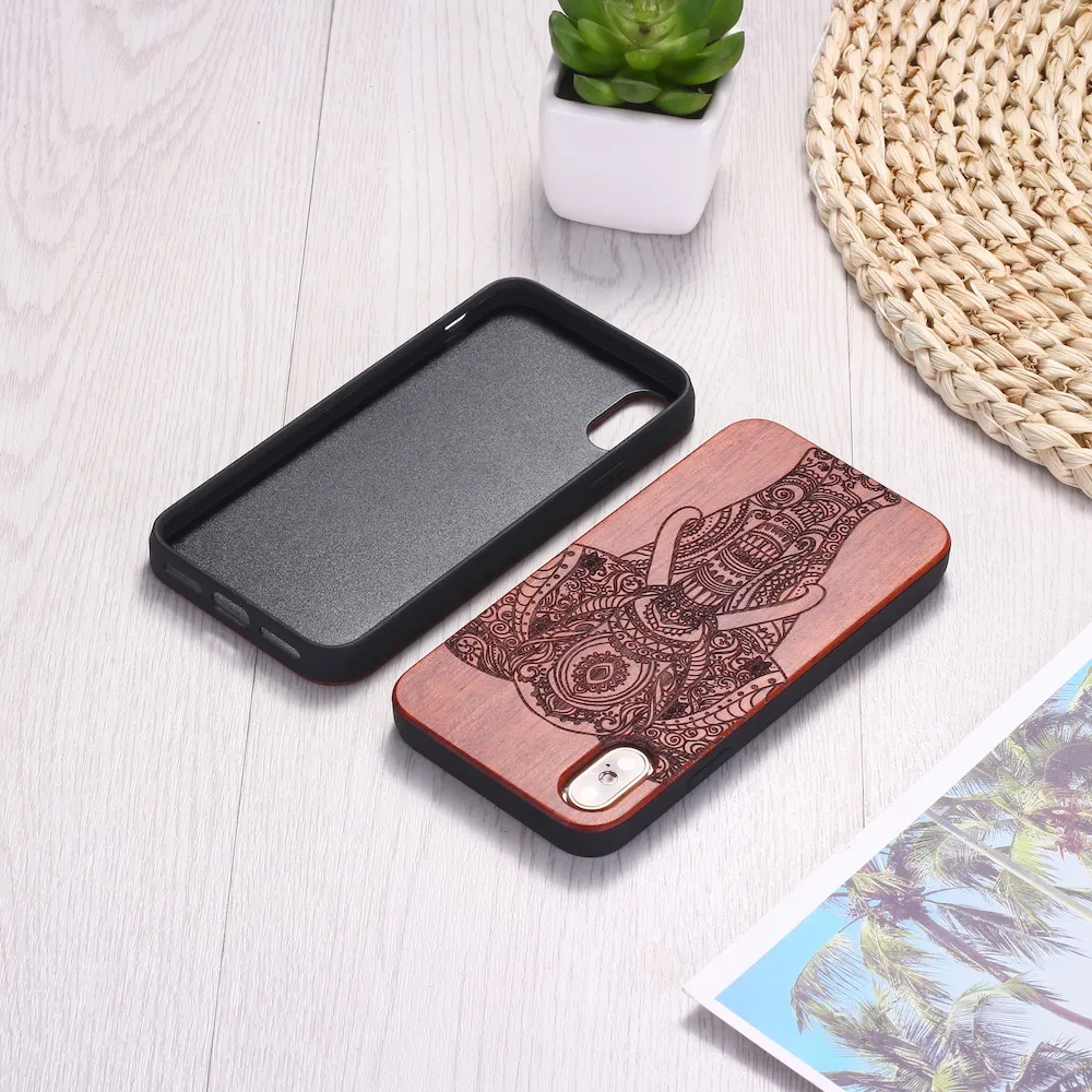 Винтажный чехол для телефона с изображением слона индийского цветка хны и