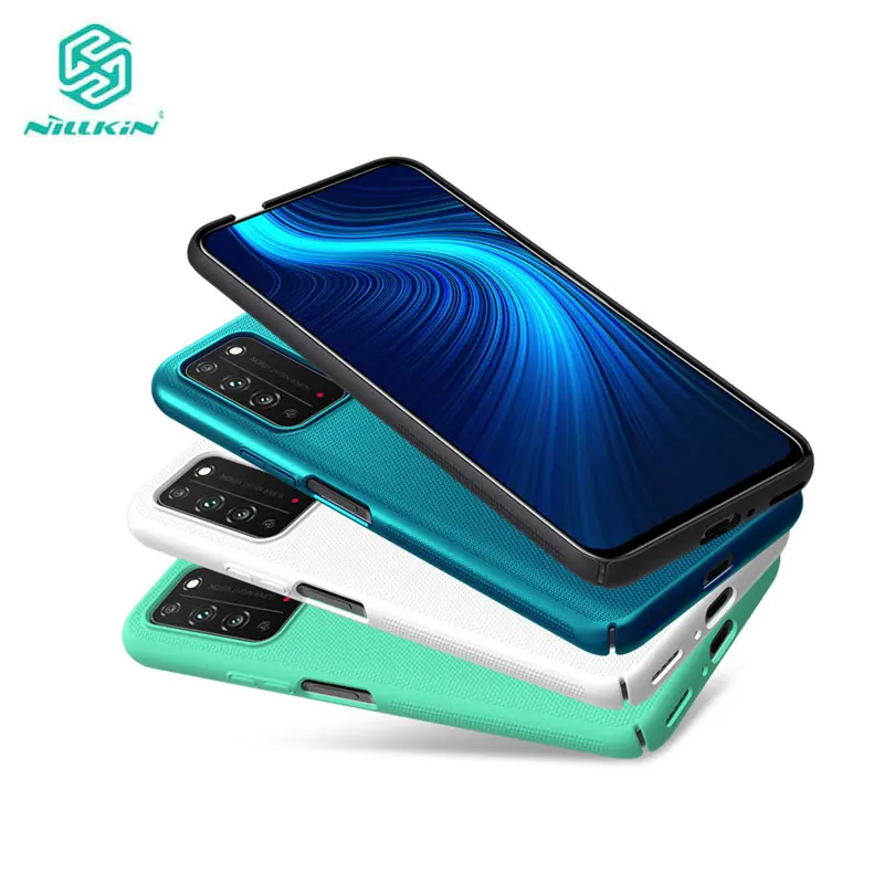 Nillkin текстурированный углеродный Гибридный чехол для телефона huawei Honor X10 из