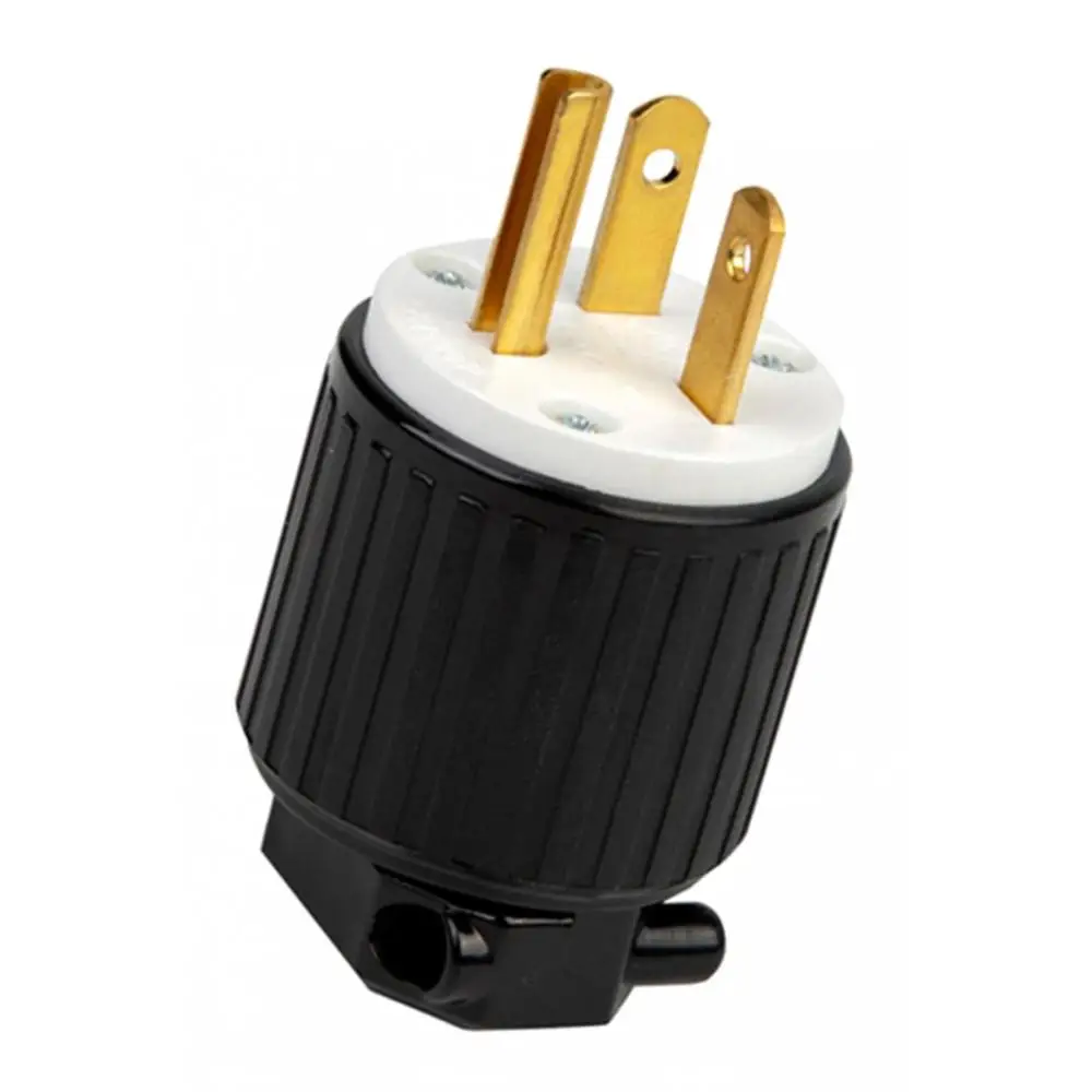 

NEMA LK7520P 5-20P Grounding Locking Plug, 20A 125V AC, 2 Pole 3 Wire
