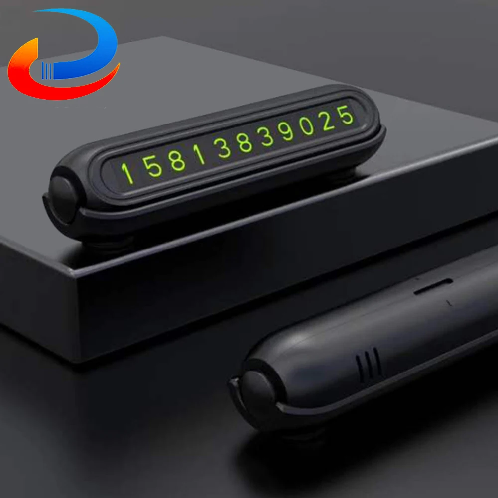 

Светящаяся Автомобильная наклейка для временной парковки, автомобильный освежитель воздуха, автомобильная табличка с номером телефона дл...