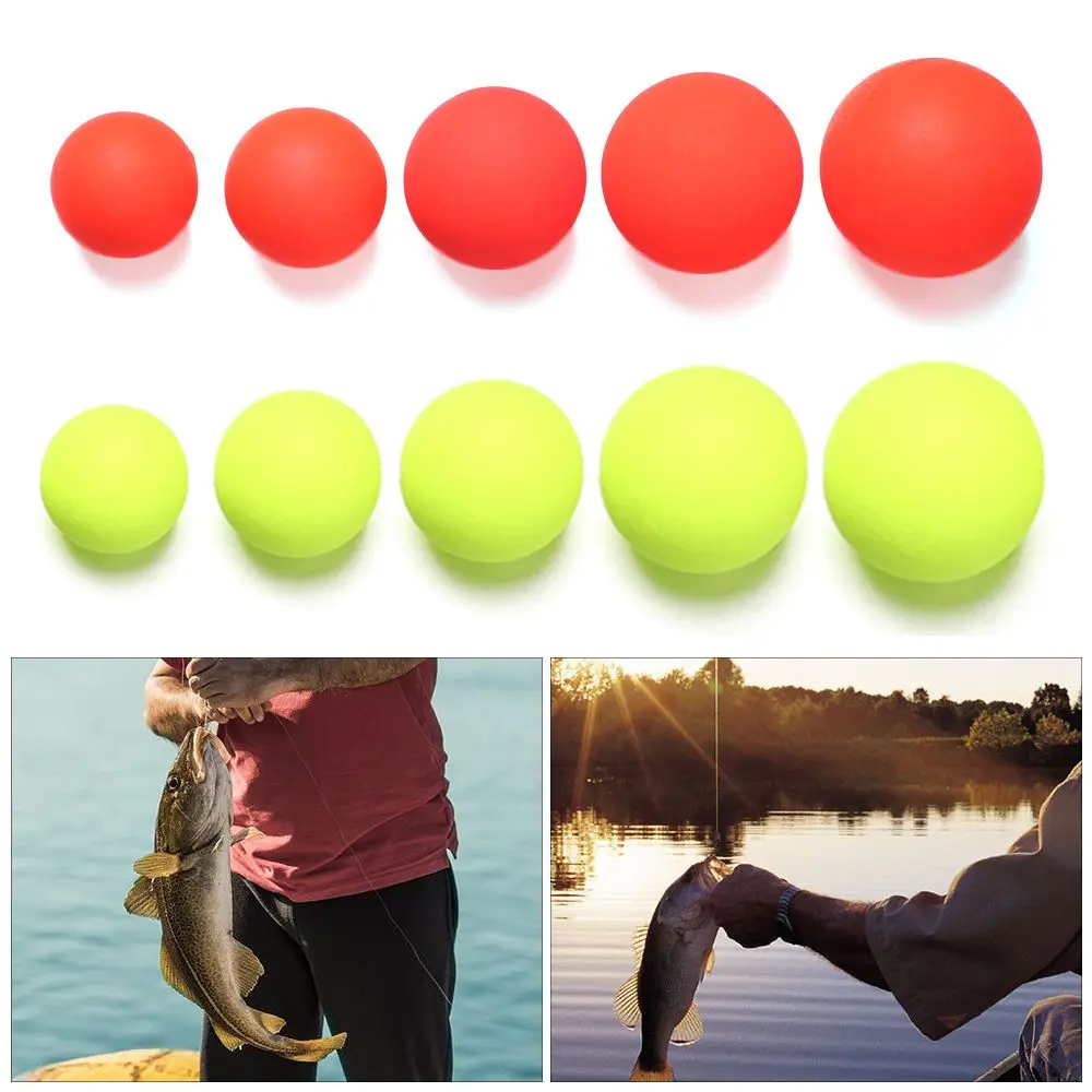 

24mm-36mm Foam Floats Ball Beads Beans Fishing Float set Bottom Rig Rigging Material Fishing Tackle Accessories Pick Size