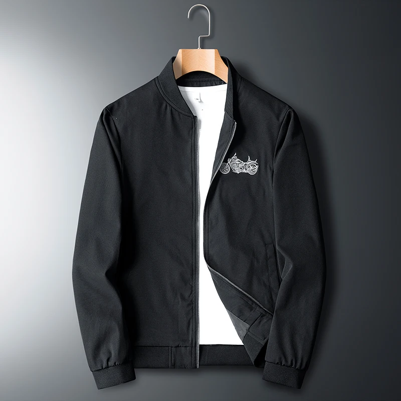 LENSTID Новый MA 1 военный бомбардировщик байкерская куртка с вышивкой пилот Бомбер