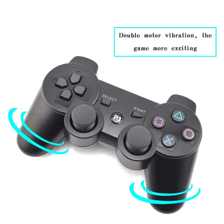 Данные лягушка беспроводной геймпад для sony PlayStation 3 геймпады PS3 ПК джойстик игровой контроллер Bluetooth двойная вибрация