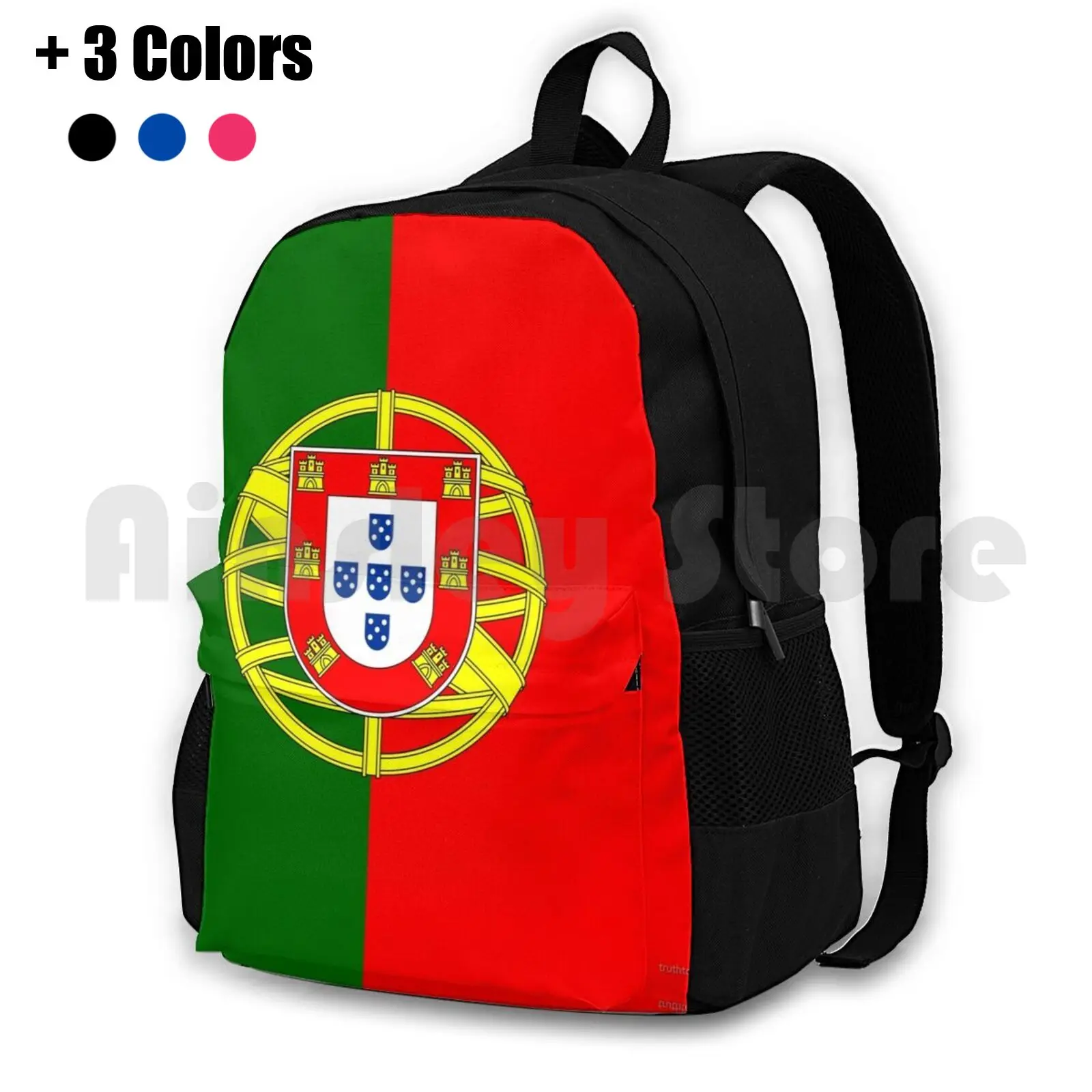 

Portugal Outdoor Hiking Backpack Riding Climbing Sports Bag Portuguese Republic República Portuguesa Portugal Europe Flag