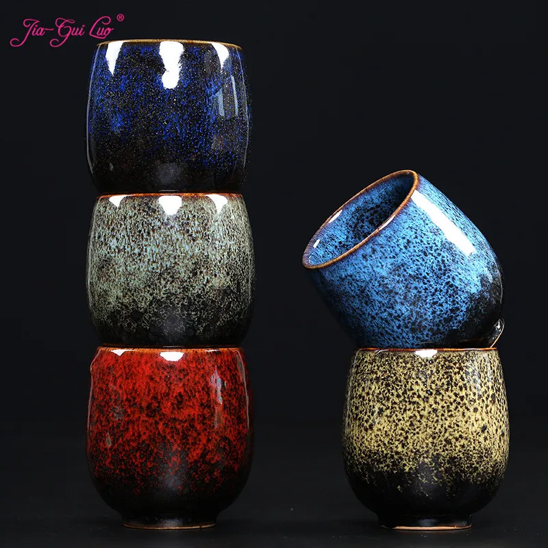 JIA-GUI LUO Ceramic 150ML China Tea Cup Kiln Change Home Creative Travel I054 | Дом и сад