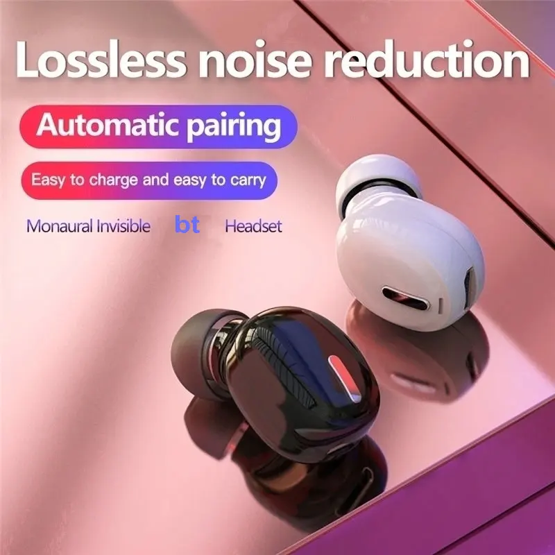 

Mini In-Ear 5.0 Invisible Wireless Bluetooth Headset Single-Ear Wireless Earphone Bluetooth Headphone Handsfree Stereo Headset