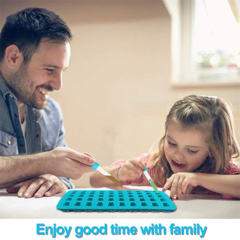 

DIY Multi-purpose Silicone Cake Mold 1 Set of 50 Cavity Silicone Bear Chocolate Mold Candy Making Ice Tray Jelly Tool