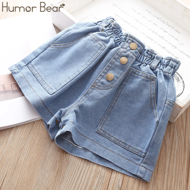 Джинсовые юбки Humor Bear для девочек модель 2020 года летняя стильная детская одежда