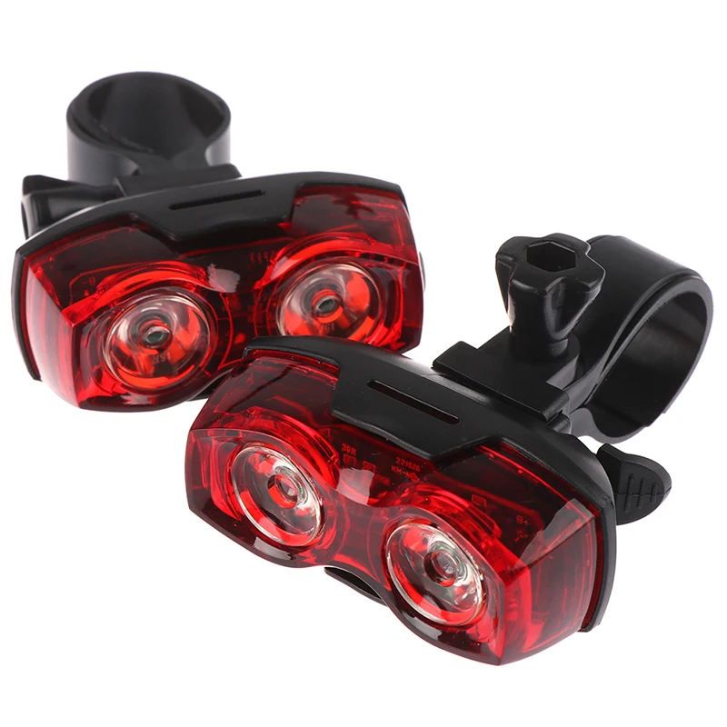 1pc 2LED Bright Bicycle Bike Safe Rear Tail Flashing Back Light Warning Lamp | Автомобили и мотоциклы