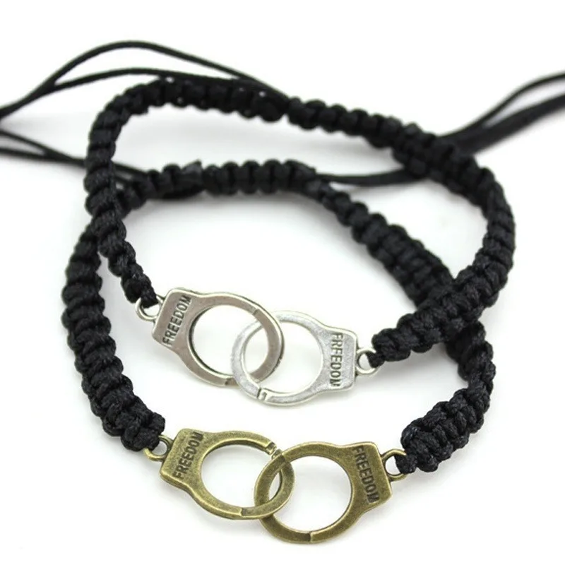 

Аксессуары 50 градусов серый браслет наручники Европейская и американская мода браслет ручной работы веревка