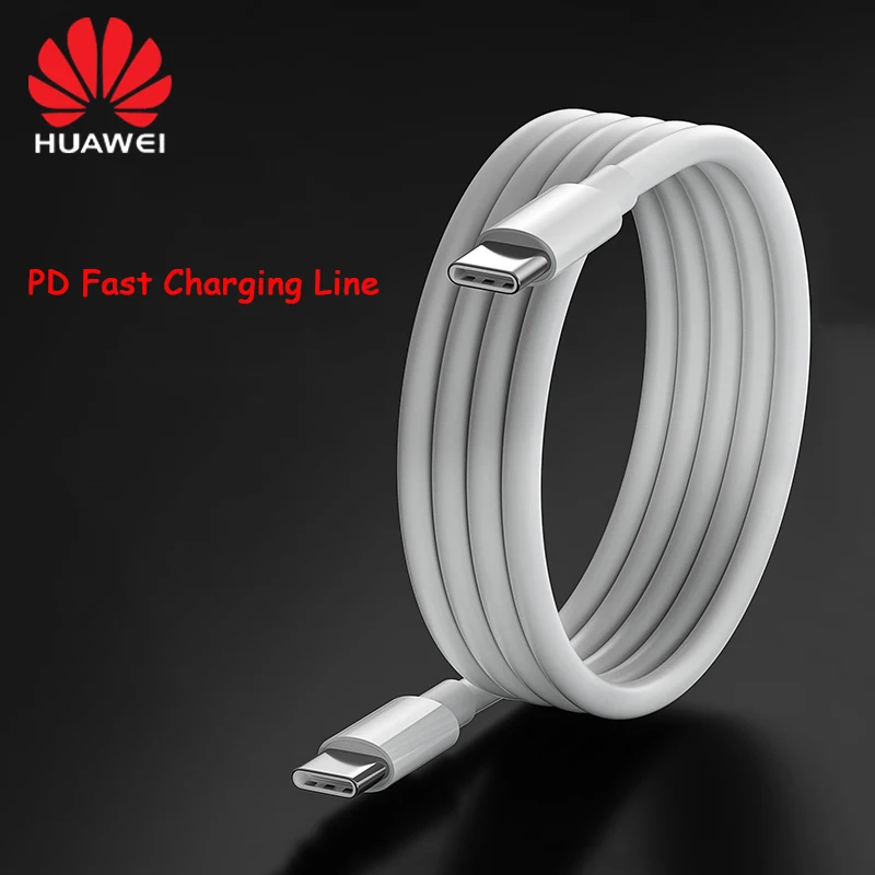 Оригинальный кабель Huawei Type C к USB 3 А Сверхбыстрая зарядка передачи данных для Matebook