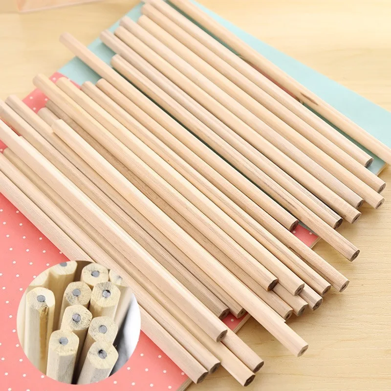 

standard pencils Black Hard HB Triangular lever pencil writing stationery nature wooden pencil High quality 10pcs/lot