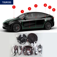 for tesla model y whole car sealing strip noise reduction damping accessories