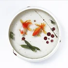 Формочки Для Наполнения ювелирных изделий, наклейки Золотая рыбка, УФ-отверждаемая эпоксидная смола, 1 шт., формы для эпоксидной смолы