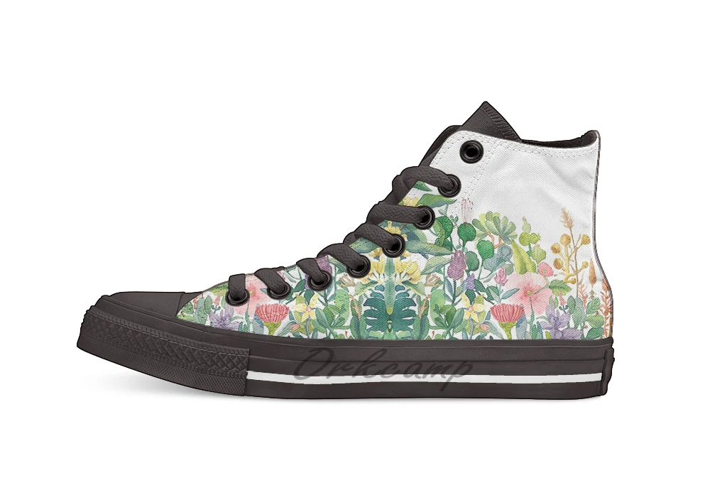 Дышащие Повседневные высокие парусиновые кроссовки на шнуровке в греческом