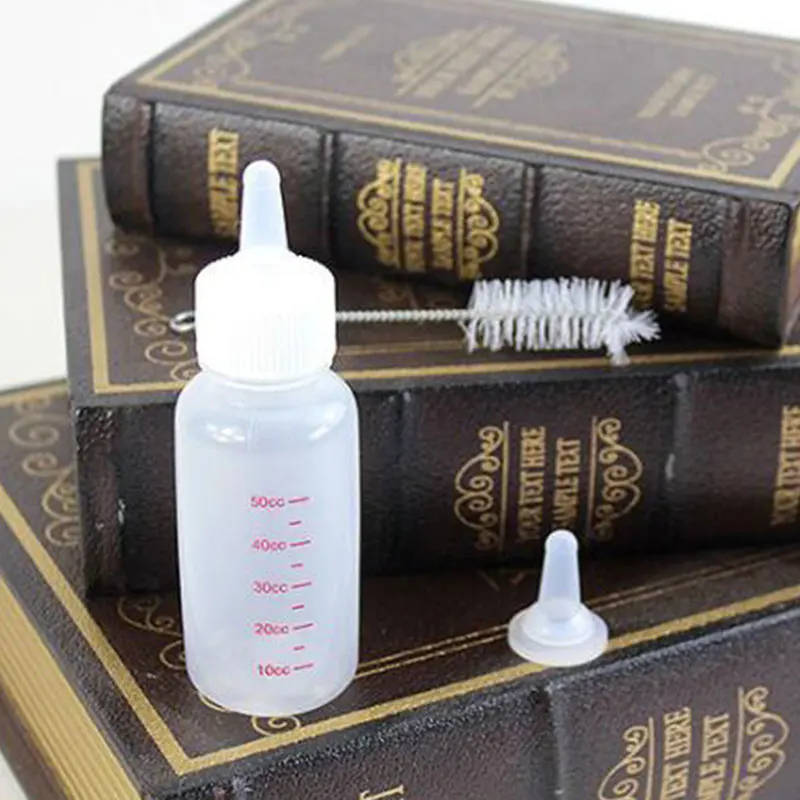 

Puppy Kitten Feeding Bottle Set Pet Dog Cat Bady Nursing Water Milk Feeder with Cleaning Brush Newborn Cat Drinking Bottle