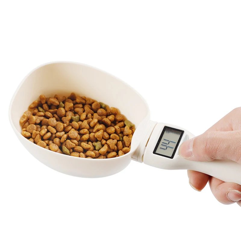 

800g/1g Pet Food Electronic Scale, Measuring Cup For Cat And Dog Feeding Spoons, With LED Display, Portable Capacity 250ml
