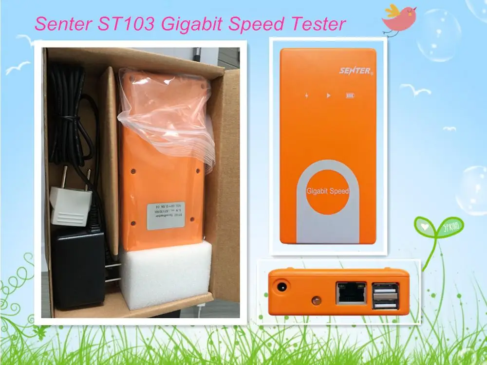 

Senter new product ST103 Gigabit speed tester test box
