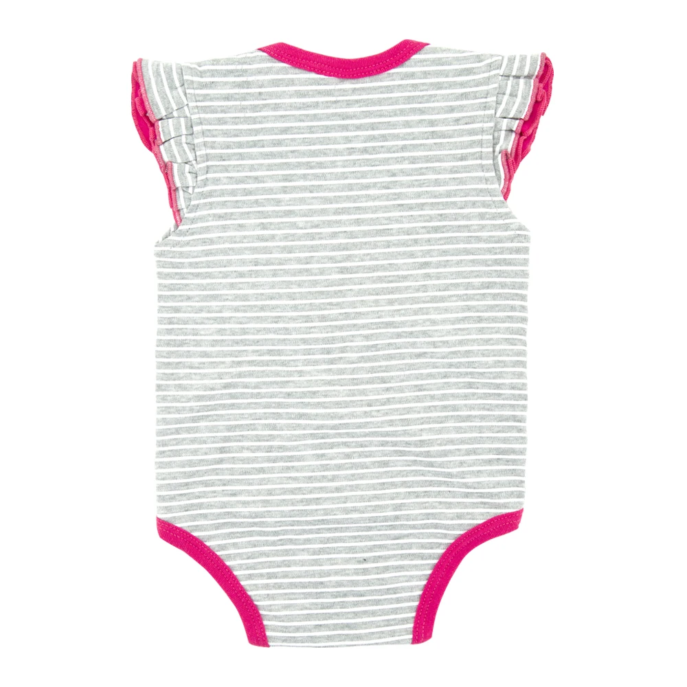 Honeyzone/Боди для девочек 2020 хлопок мультяшный полосатый комбинезон с короткими