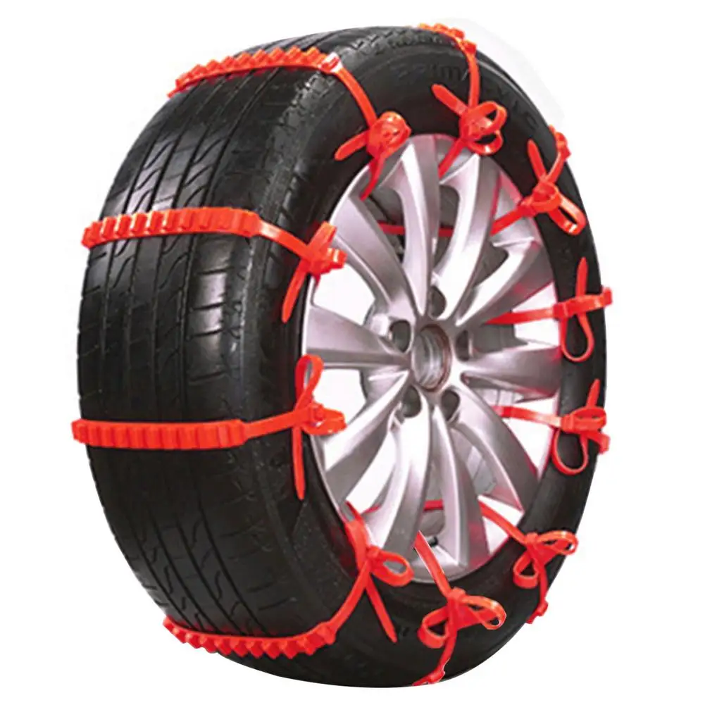 

Anti-Skid Mud Snow Survival Traction Car Tire Chains Anti Slip Universal Safety Cable Belts Double Automobile Wheel Winter 2021