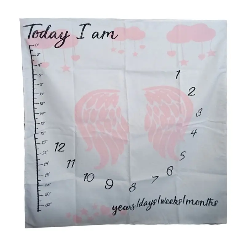

Infant Baby Photo Blanket Photography Prop Backdrop Cloth Calendar Newborn Boys Girls Photos Accessories P15C