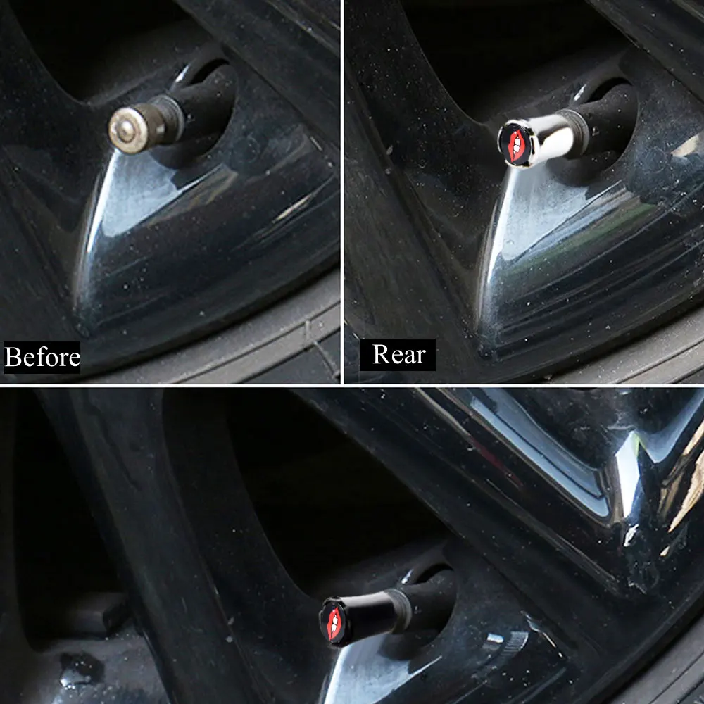 DSYCAR 4 шт./компл. Стайлинг автомобиля из цинкового сплава колпачок клапана