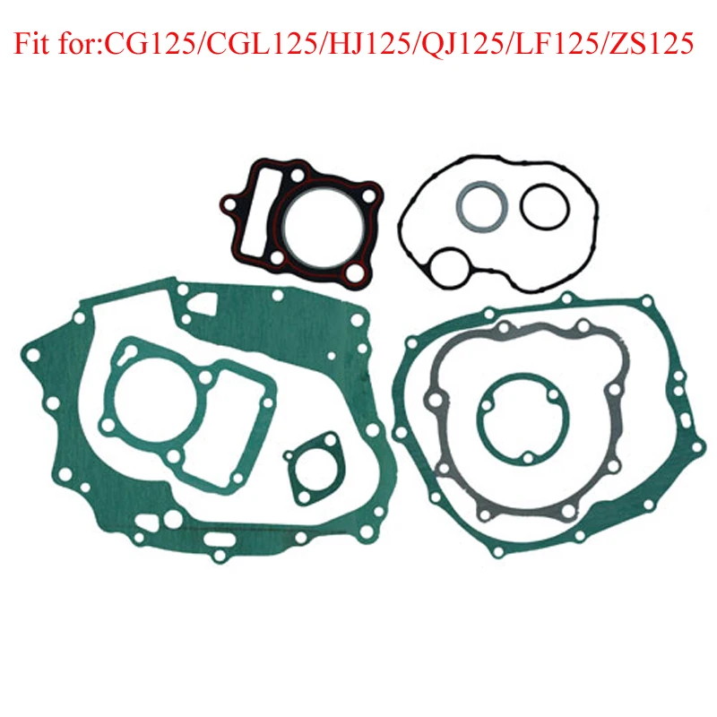 

Motorcycle Gasket Kit for Honda CG125 56.5mm CG150 62mm CG200 63.5mm CG250 67mm Cylinder Seals Crankcase Clutch Magneto Cover