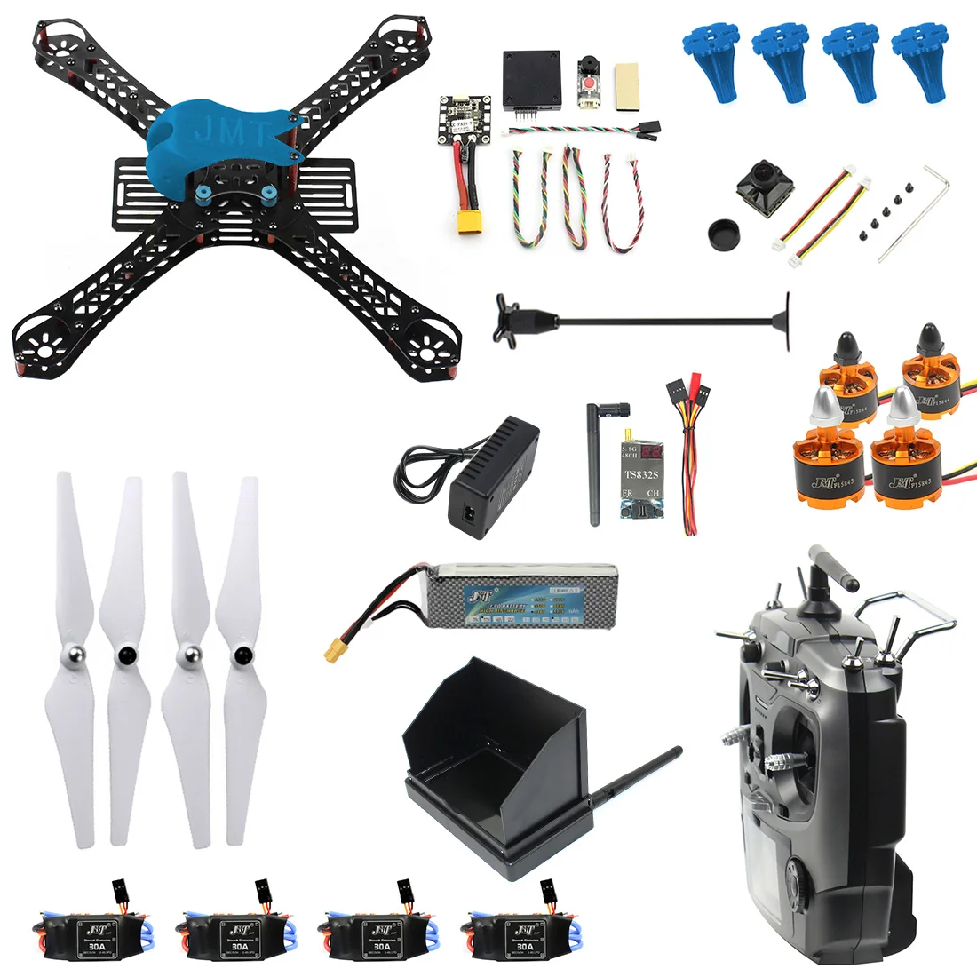 JMT 310 360 380 3S FPV Mini Racing Drone RTF w MINI PIX GPS 30A 1400KV бесщеточный 1200TVL камера RC Quadcopter DIY комплект