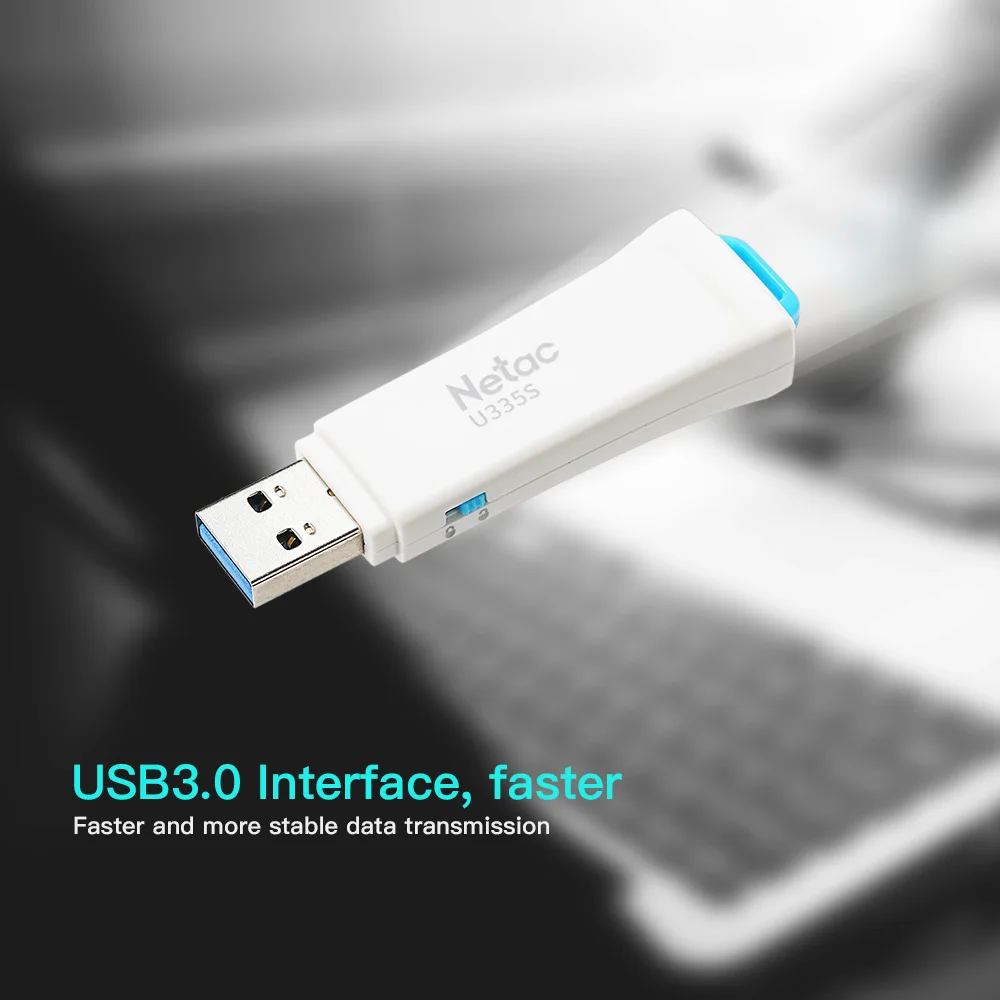 Netac U335S записи защиты безопасности USB флэш-накопитель 3 0 белый Пластик