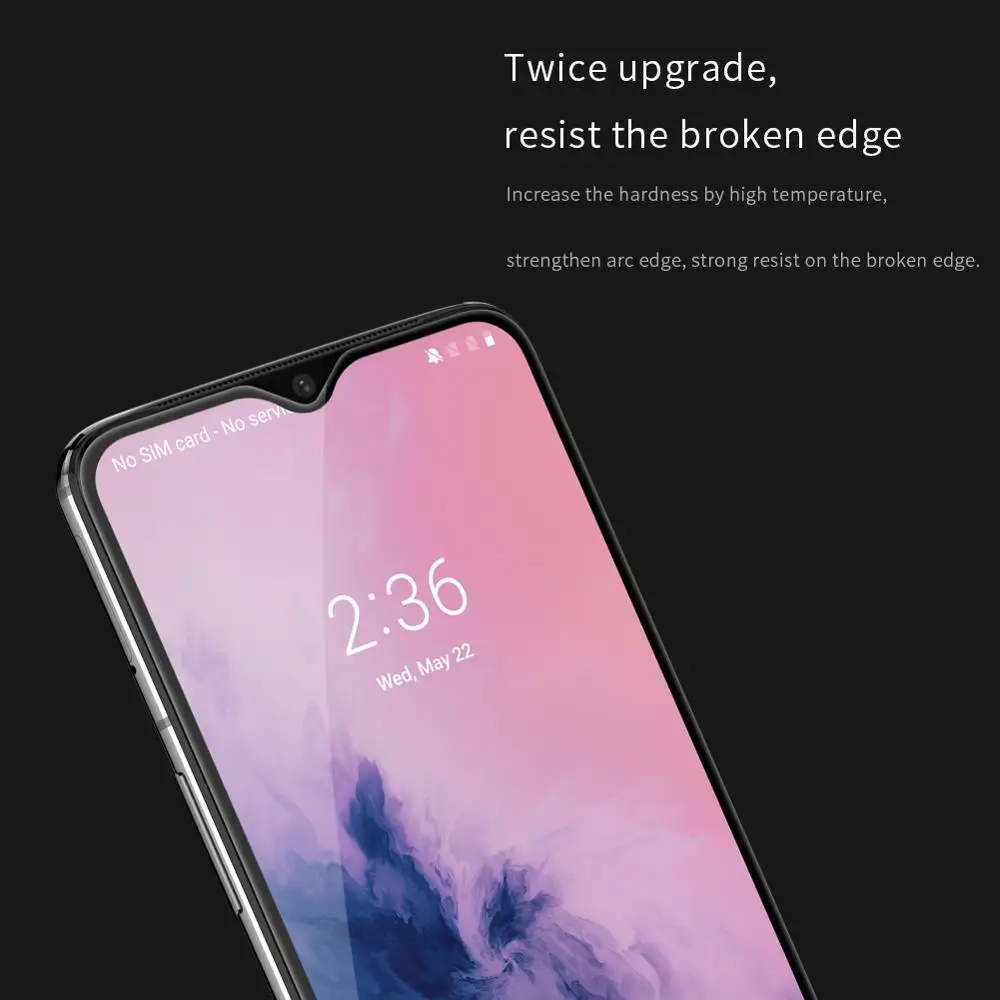 Oneplus 7 6T полноэкранное Защитное стекло NILLKIN XD CP + MAX закаленное Защита от отпечатков