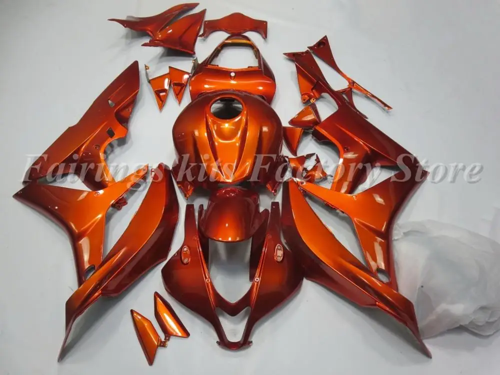 Verkauf Top Qualität Neue ABS Motorrad Verkleidung Kit Fit Für Honda CBR600RR F5 2007 2008 600RR 07 08 600RR Nach Kühlen Orange