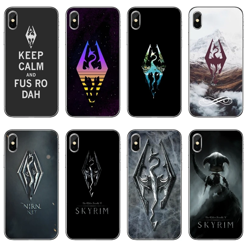 Аксессуары чехол для телефона Xiaomi Redmi Note 8 7 6 5A 4 Pro 7A K20 6A 4A 4X 5 Plus S2 новый логотип Skyrim |