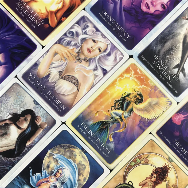 NEW Tarot Cards The Mermaids Oracle Card Home Deck Table Game Portable Friend Party Entertainment Board Wholesale | Спорт и