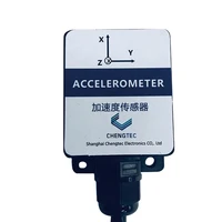 electronic compass digital accelerometer vibration sensor wireless acc345 output 16g rs485232ttl