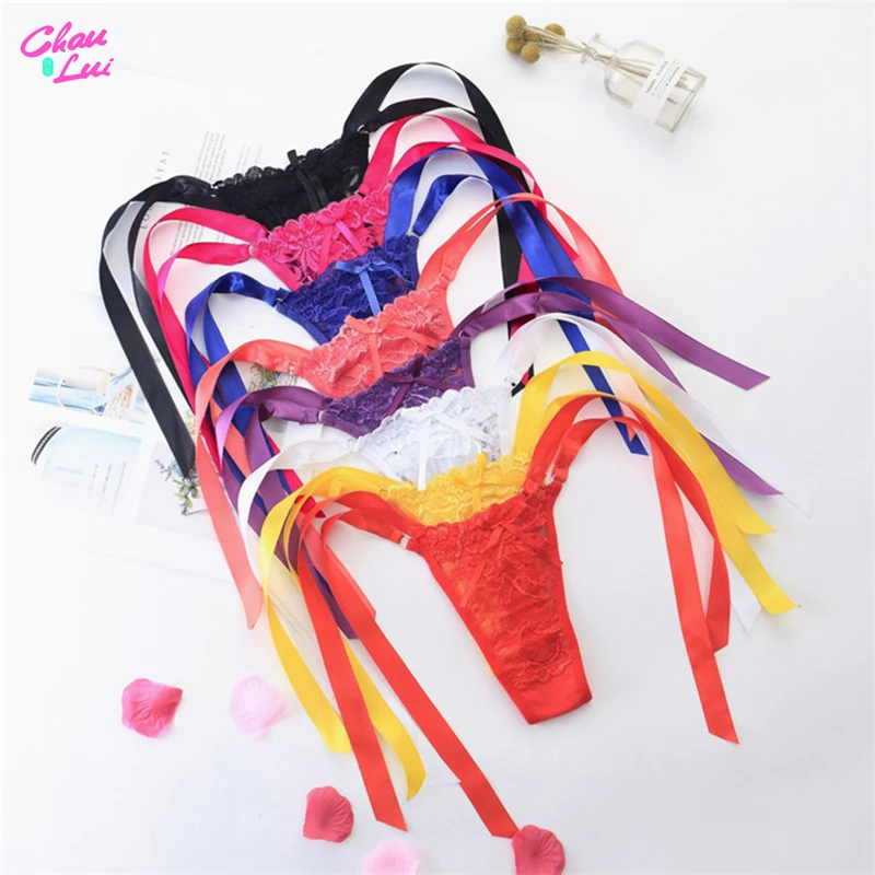 Chau Lui женские трусики из хлопка с кружевами стринги кружевное сексуальное нижнее