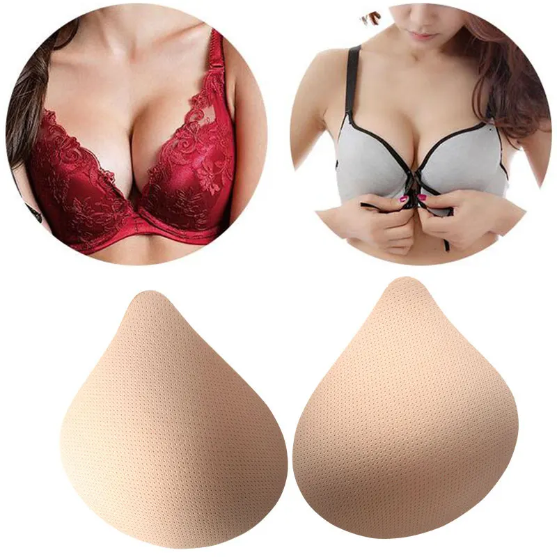 

Women Sponge Bra Pads Removable Soft Bikini Chest Cup Insert Pads Lightweight Bra Enhancer Anti-glare Underwear Insert