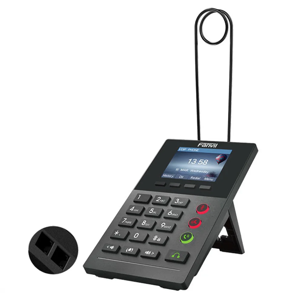 Fanvil X2 IP телефон телефонный центр с 2 8 дюймовым цветным экраном ЖК кнопка порт для
