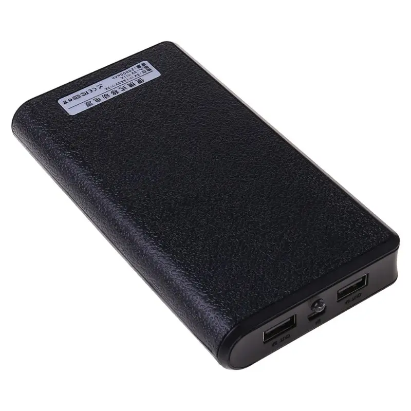 

Dual USB Power Bank 6x 18650 External Backup Battery Charger Box Case For Phone C5AE